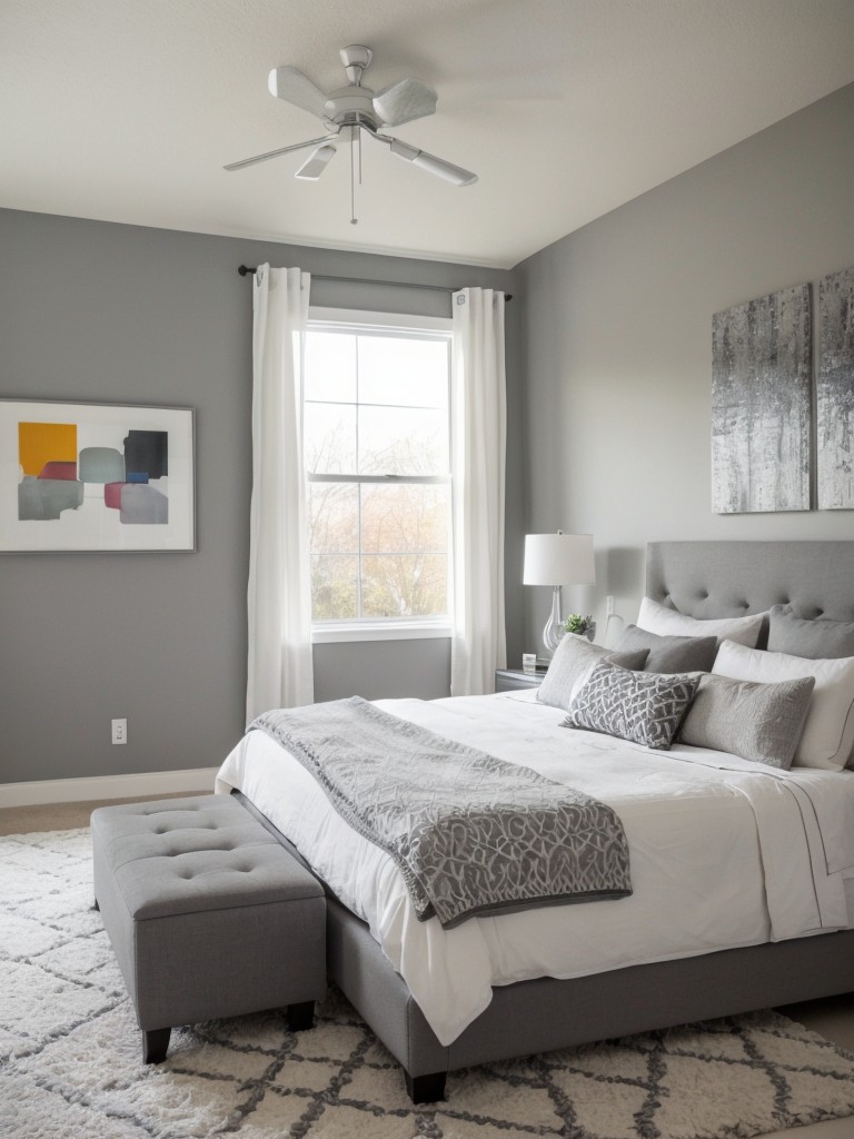 Stylish Gray Apartment: Gender-neutral Bedroom Inspo