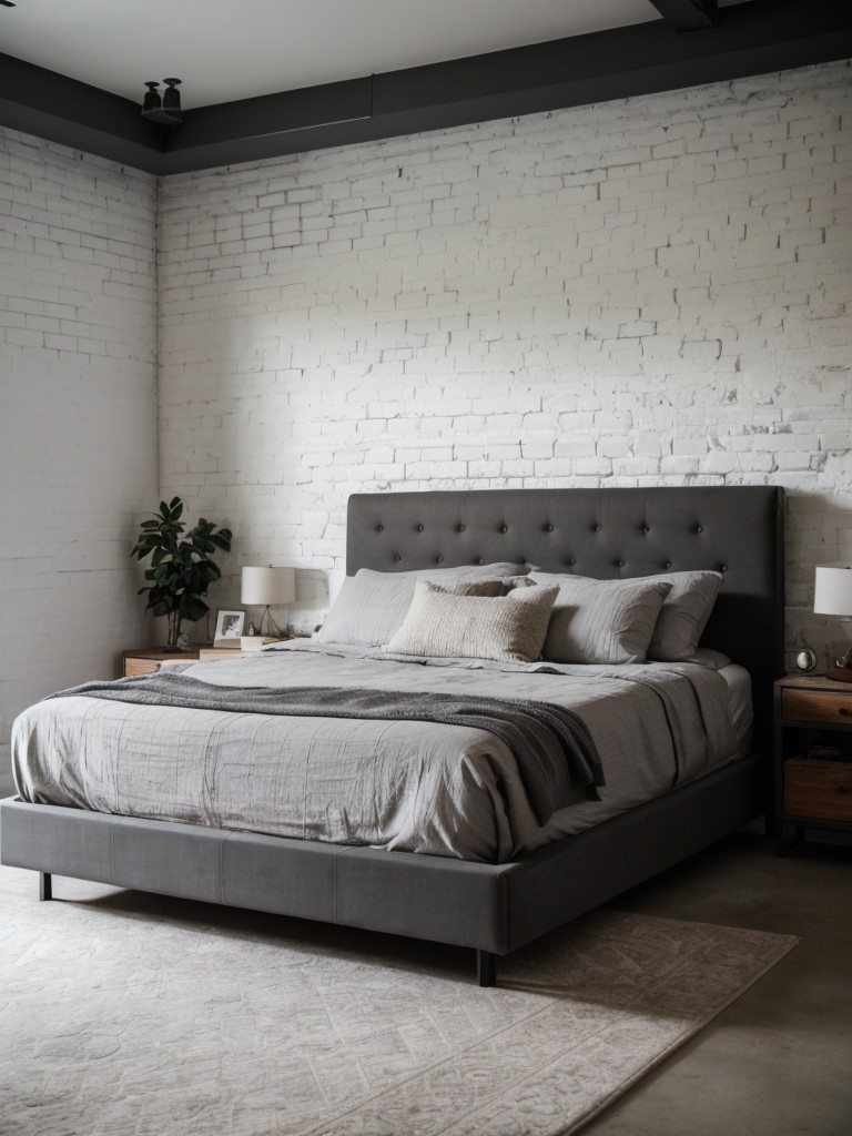 Cool & Edgy: Exposed Brick Bedroom Decor Ideas