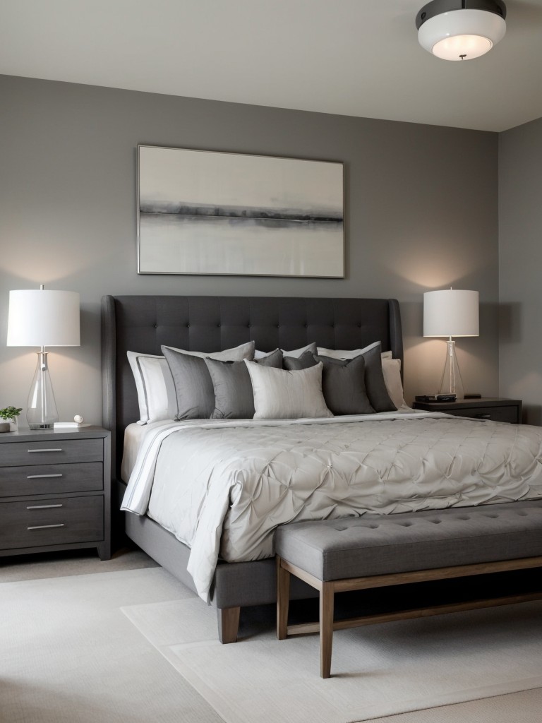 Create a Serene Bedroom with Matching Nightstands and Lamps!