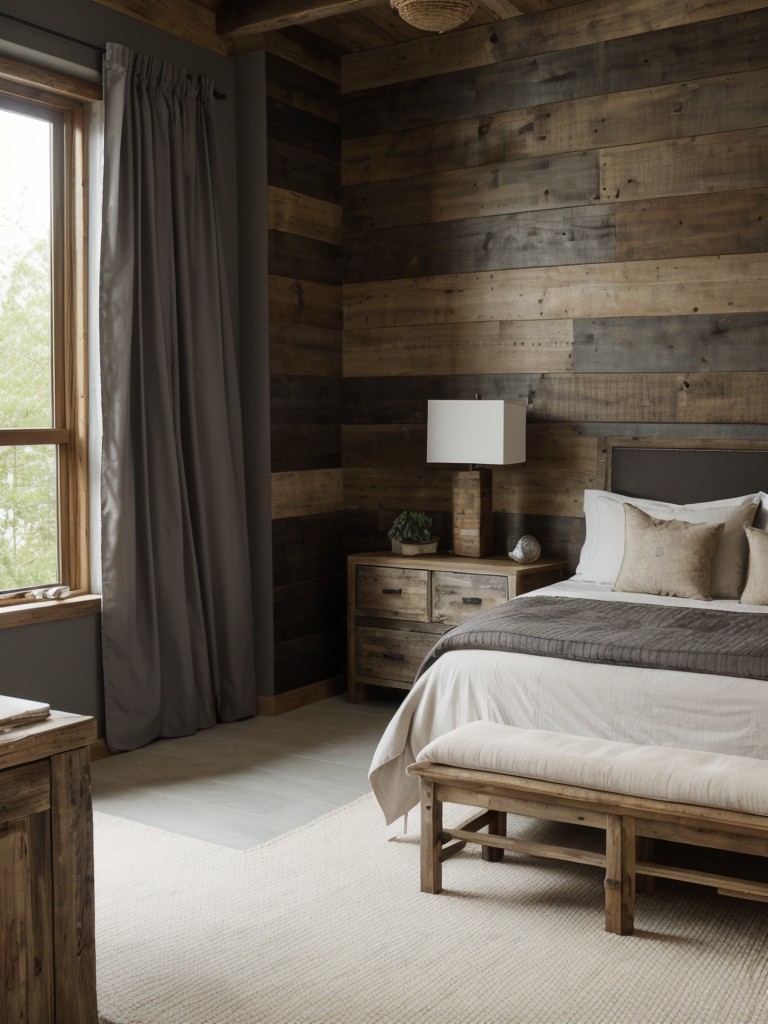 Rustic Tranquility: Natural Materials for Your Apartment Bedroom