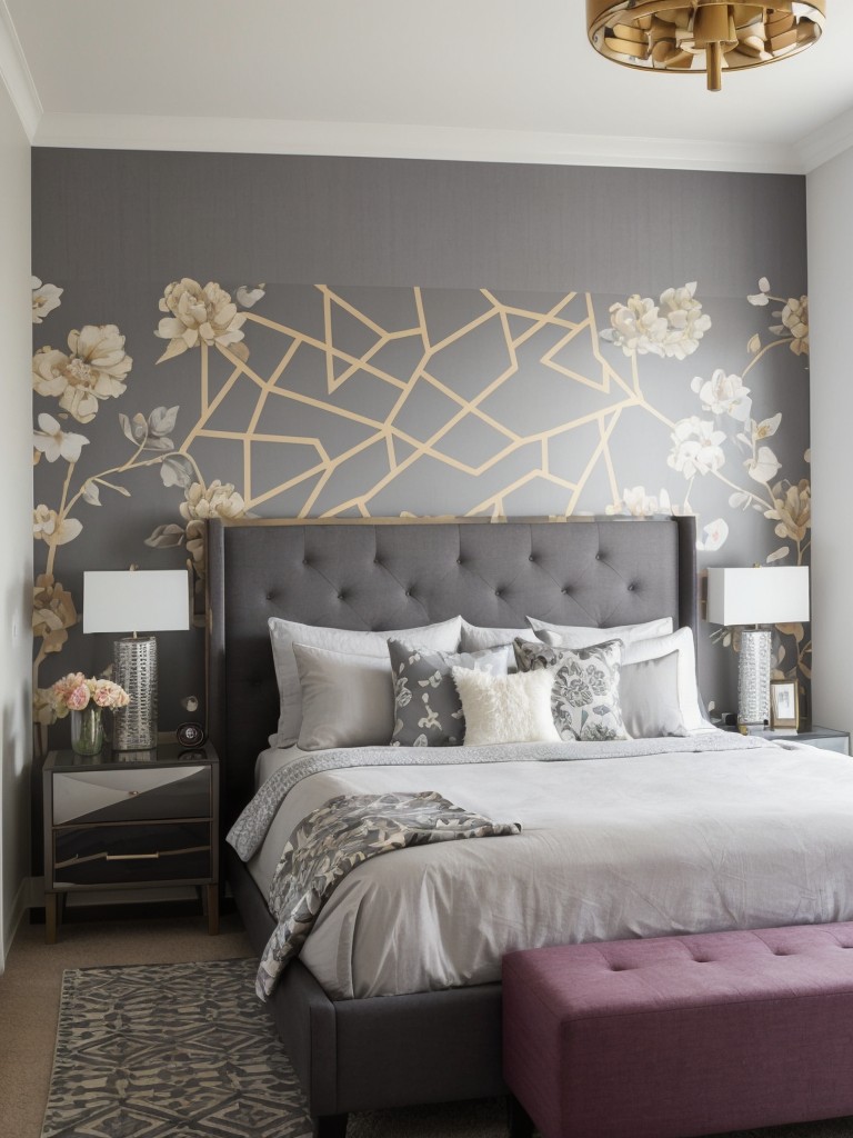 Trendy Wallpaper Ideas for Stylish Gray Bedrooms!