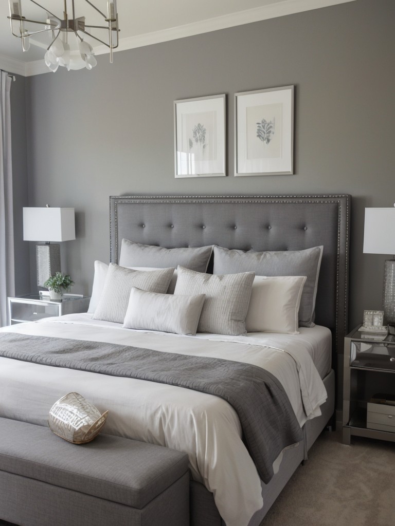 Customize Your Bedroom with a Gray Upholstered Bed!