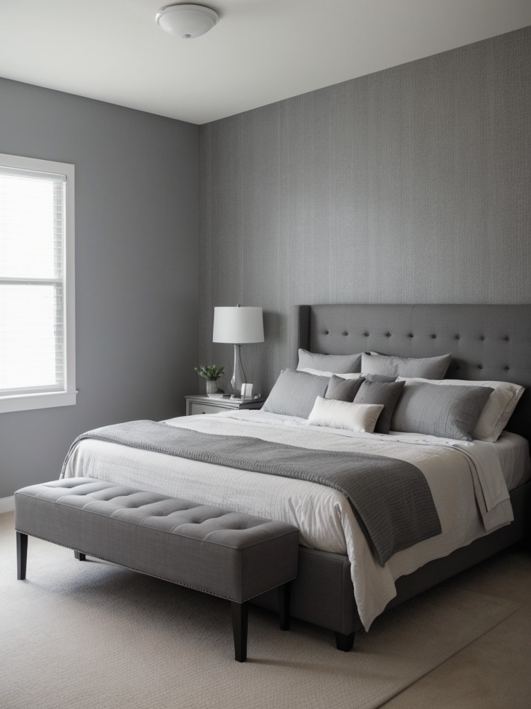 Stylish Apartment Vibes: Transform Your Bedroom with Gray Decor