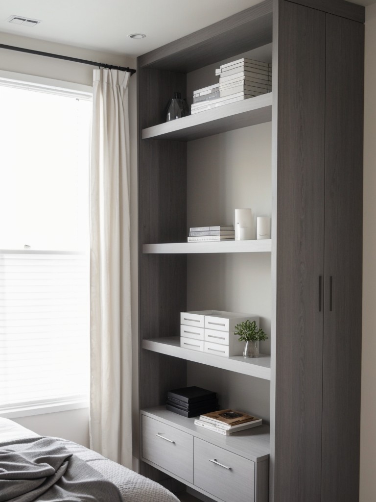 Minimalist Apartment: Stylish Storage Solutions for a Clutter-Free Bedroom