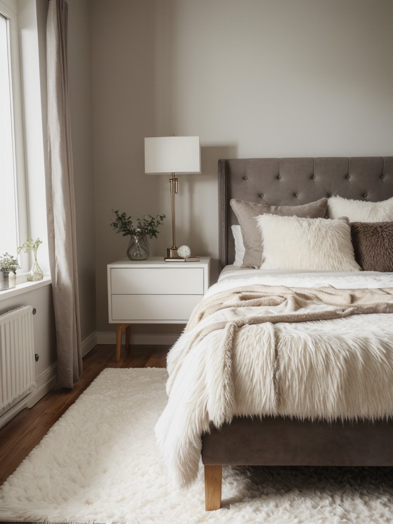 Faux Fur Rugs: Elevate Your Apartment's Bedroom