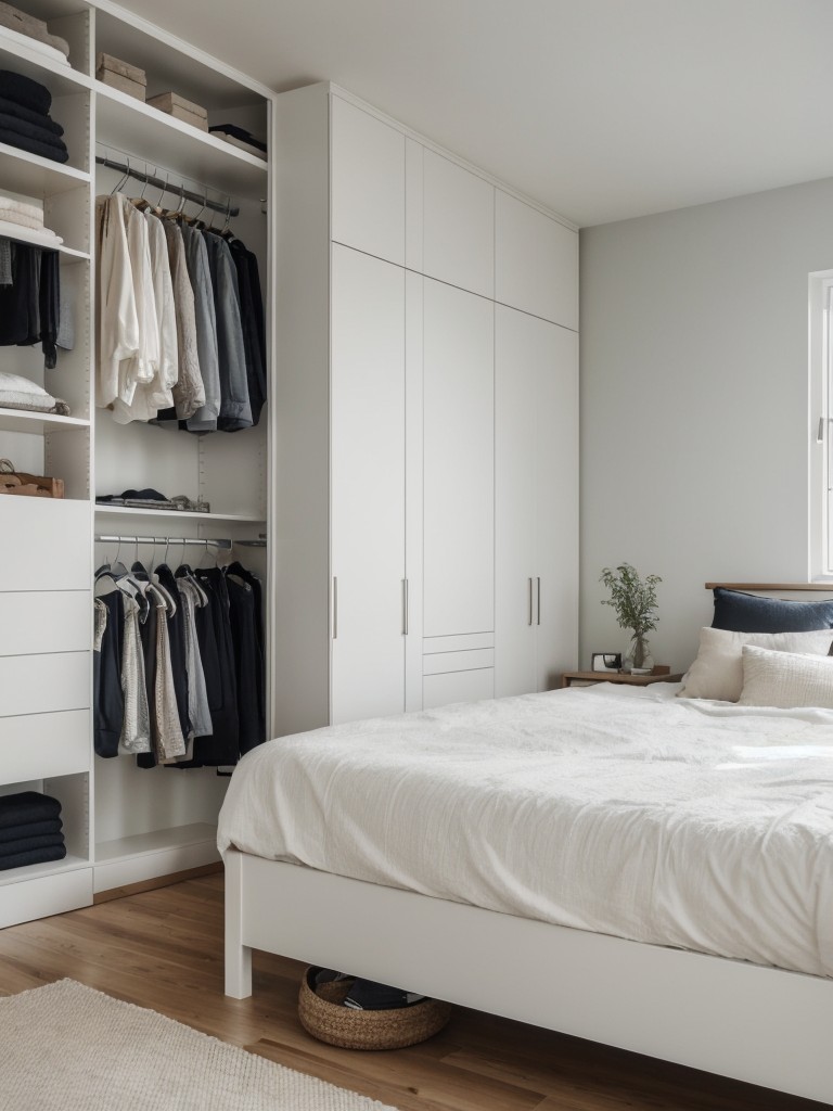 Clutter-Free Apartment: Scandinavian Bedroom Inspiration