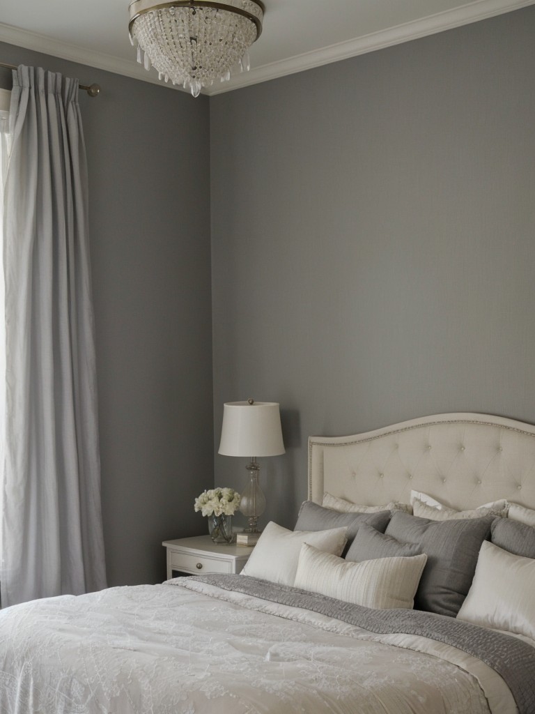 Create a Dreamy Gray Haven with Romantic Bedroom Decor