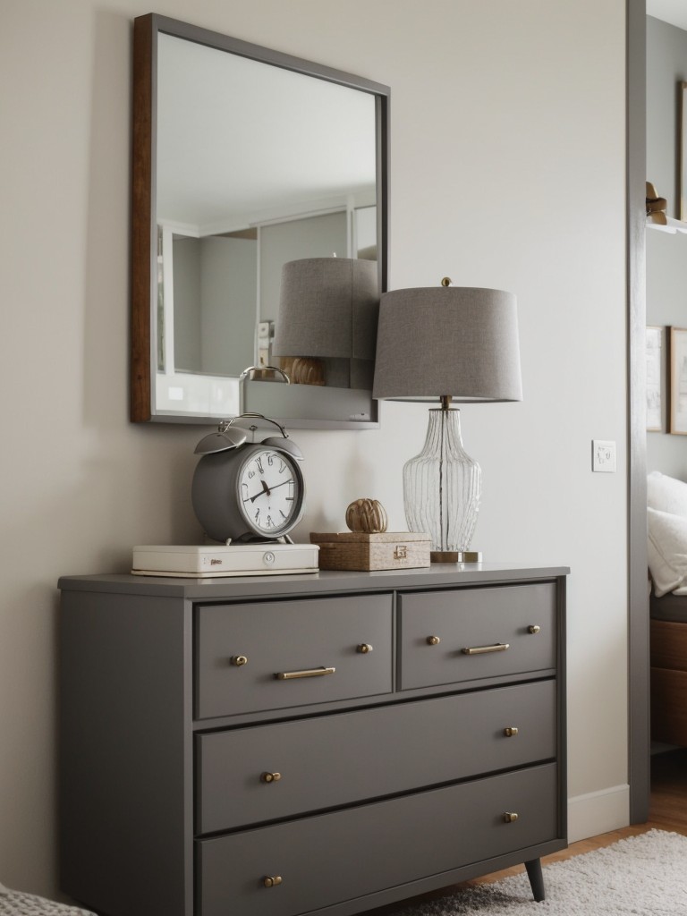 Chic and Retro: Elevate your Apartment with Gray Bedroom Decor