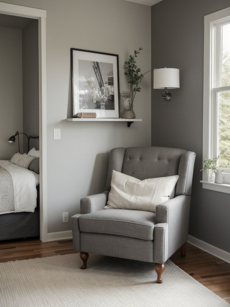 Cozy Bedroom Retreat: Gray Decor Inspiration