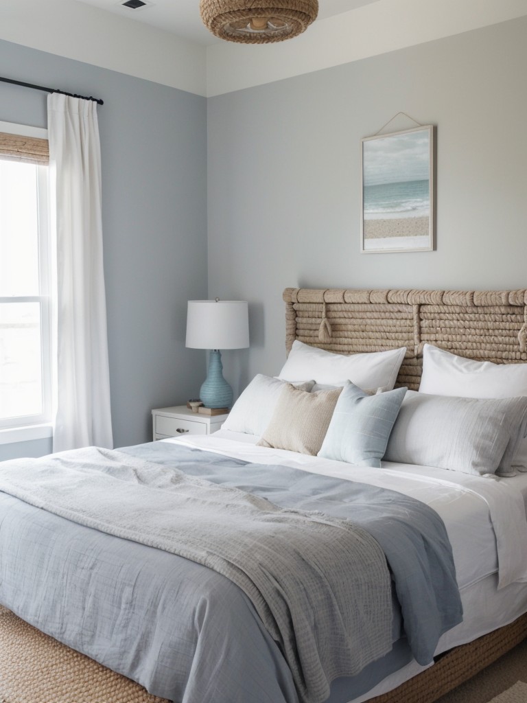 Coastal-inspired Gray Bedroom: Minimalist Magic