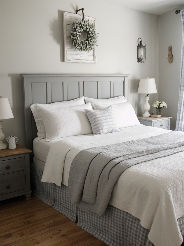 Cozy Cottage Vibes: Gray Bedroom Decor Inspiration