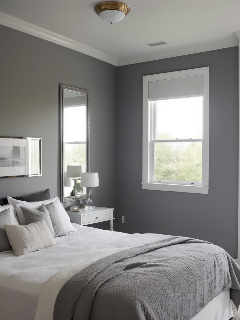 Gray and Elegant: Transform Your Bedroom with Minimalist Magic!