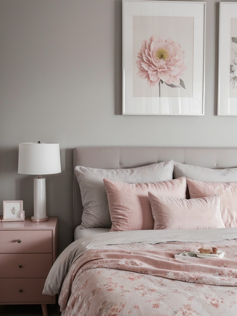 Gray meets Blush: Stunning Minimalist Bedroom Ideas!