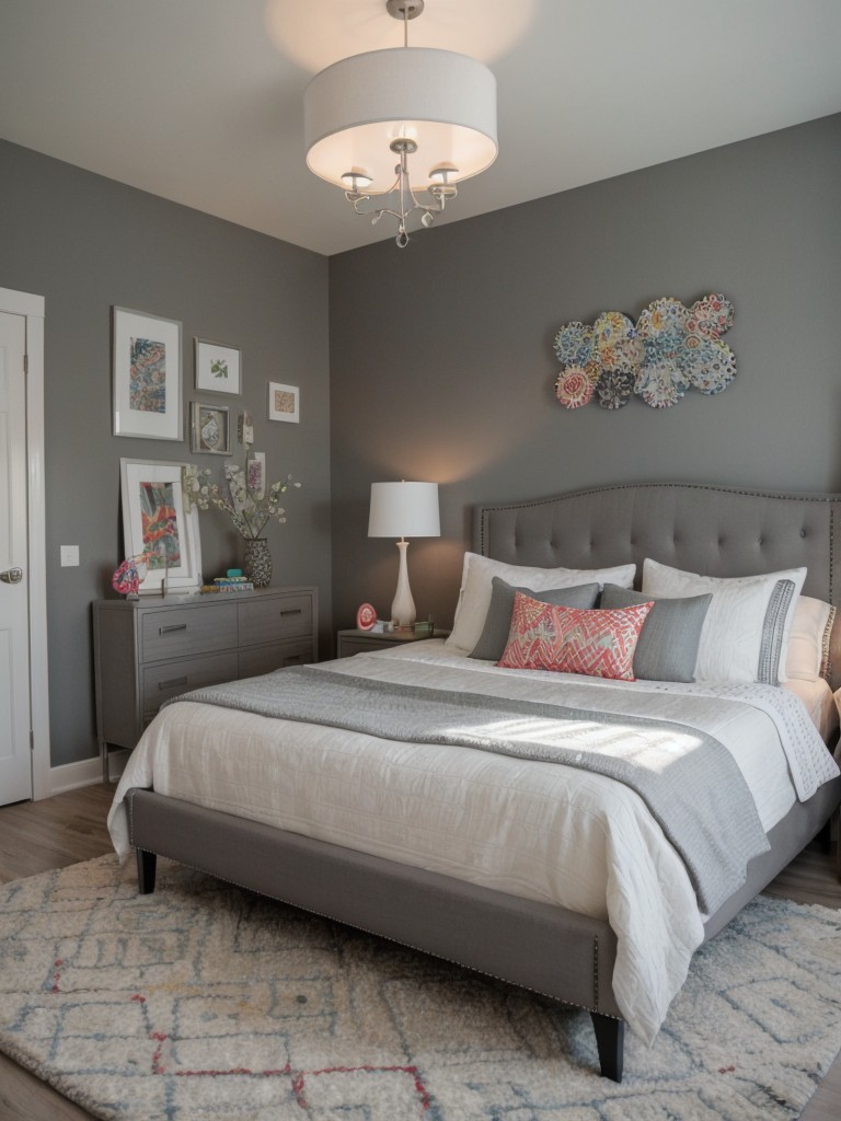 Playful and Whimsical Gray Bedroom Ideas: Add Eclectic Vibes!