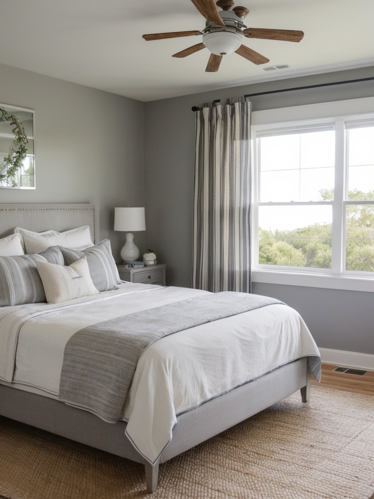 Coastal Charm: Gray Bedroom Ideas for a Serene Retreat.