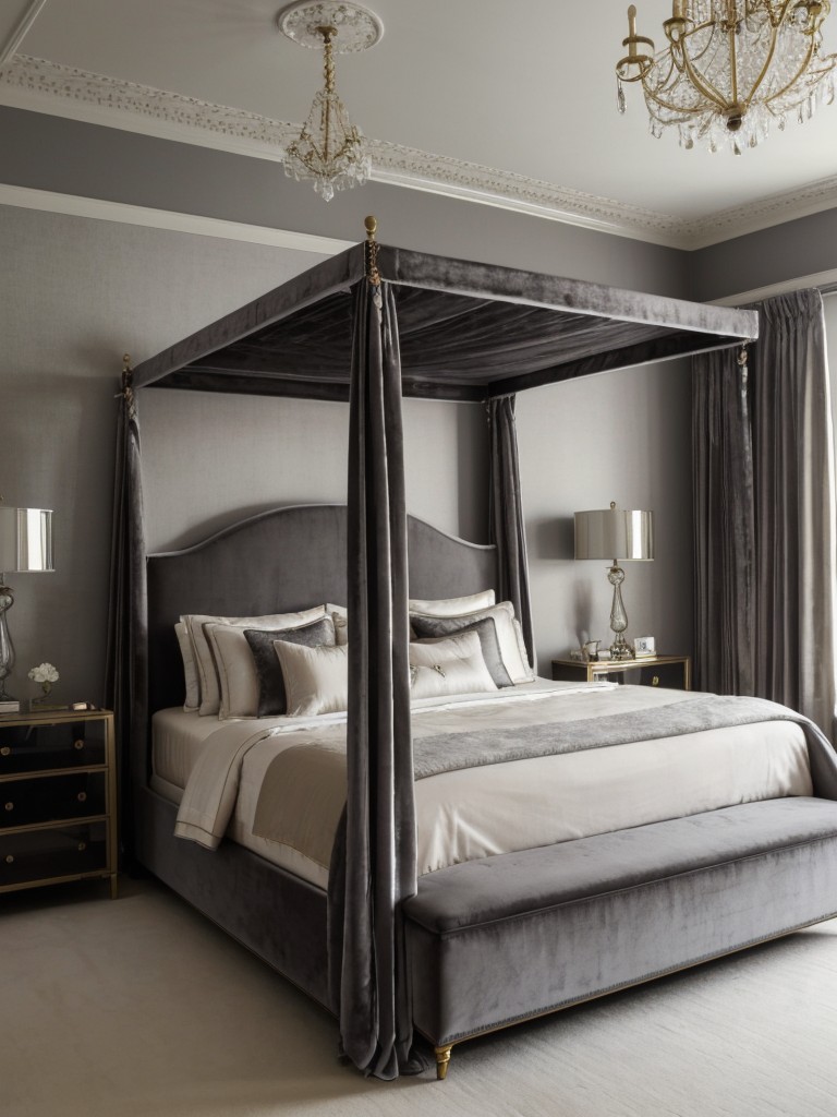 Regal Gray Bedroom Ideas: Elegance & Grandeur for Your Space