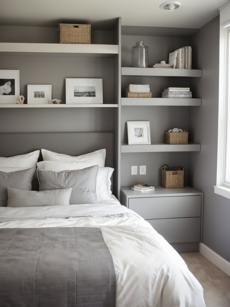 Small Apartment Style: Maximize Space with Chic Gray Bedroom Ideas