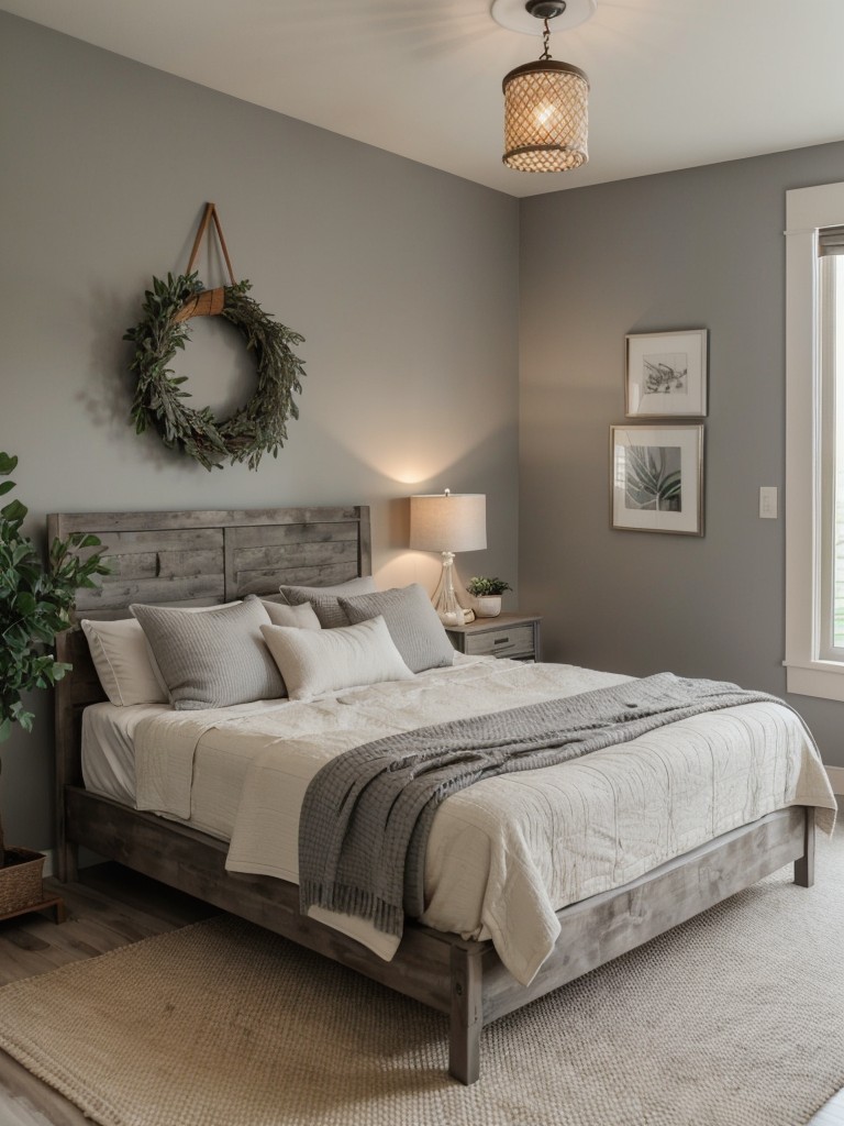 Gray and Cozy: Elevate Your Apartment with Warm Bedroom Decor