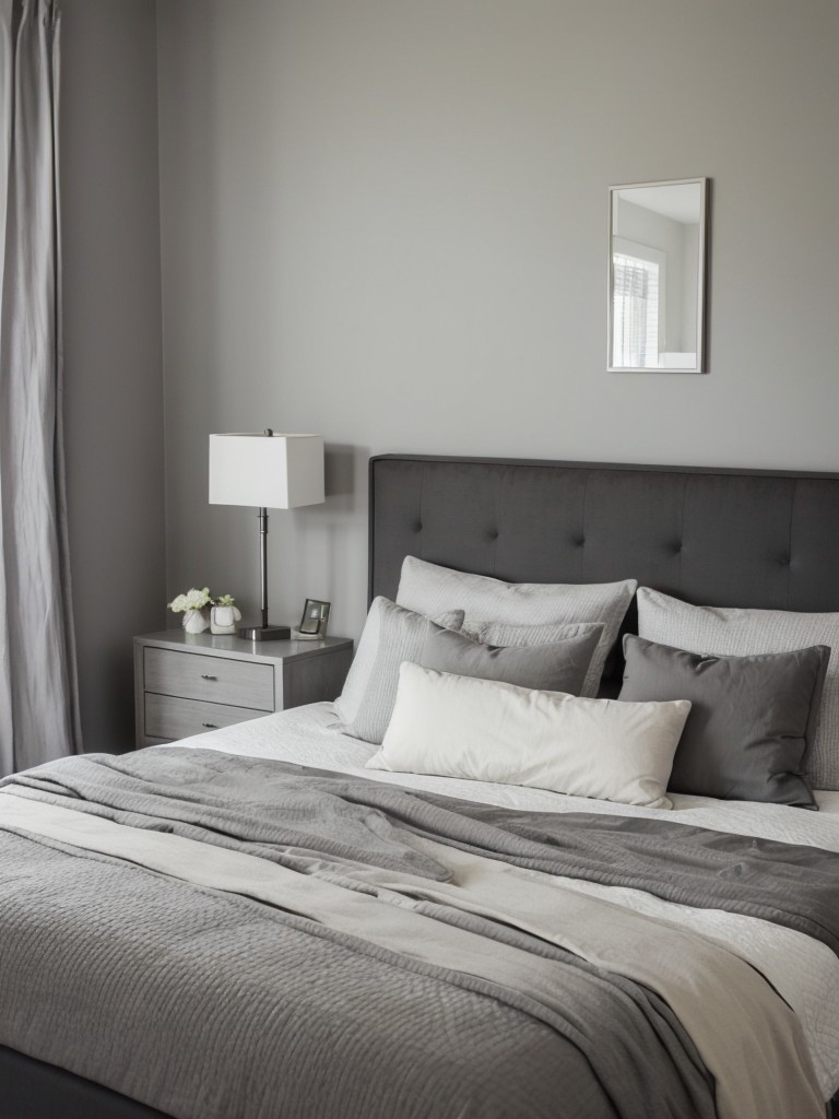 Chic Gray Apartment: Cozy up with sleek and modern decor.