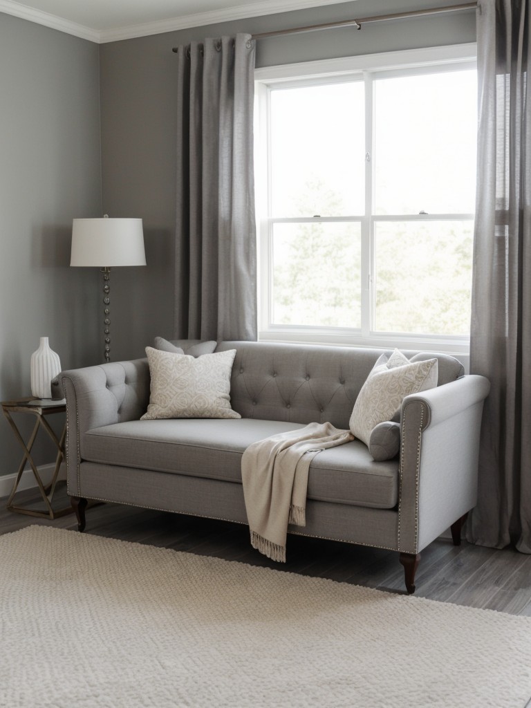 Cozy Gray Retreat: Create a Relaxing Bedroom with Neutral Tones