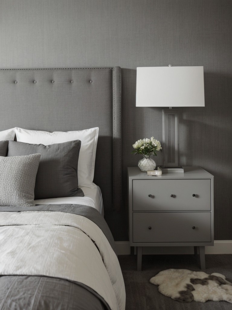 Gray Bliss: Elevate Your Apartment with Chic Bedroom Decor