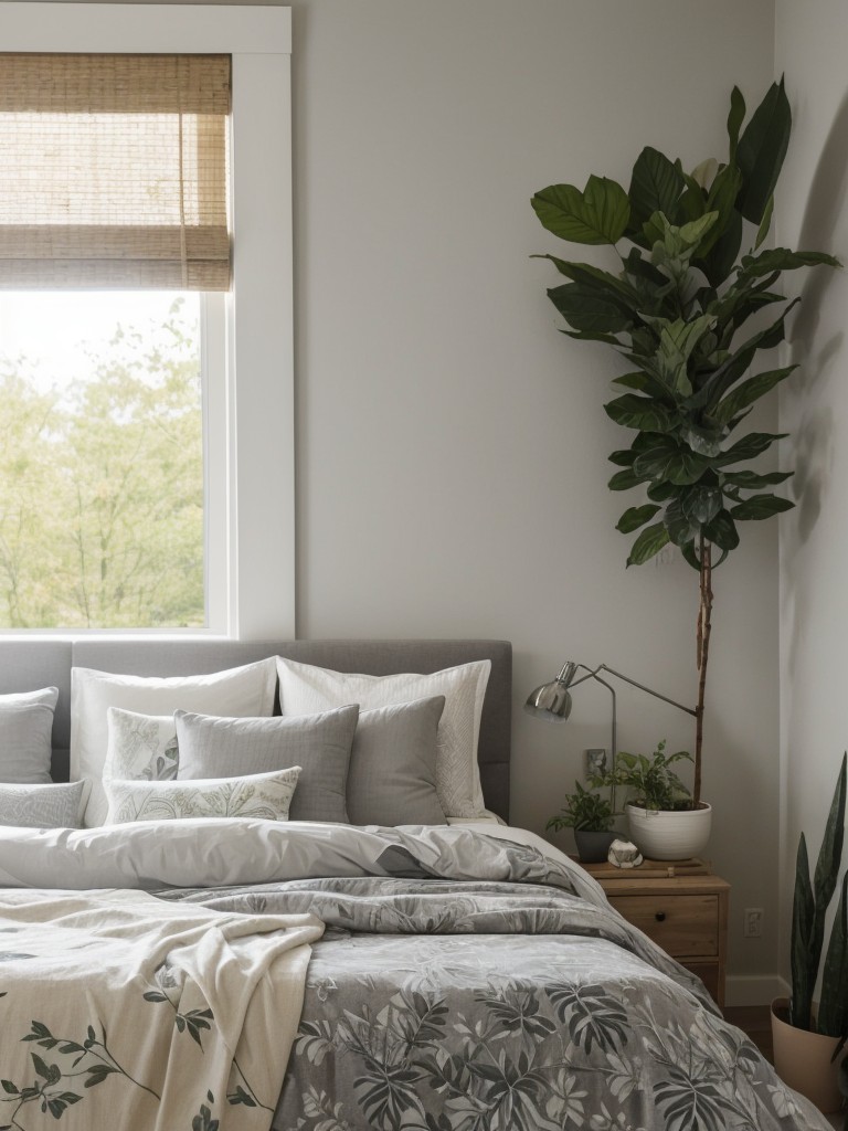 Nature-Inspired Serenity: Transform Your Bedroom with Gray Decor