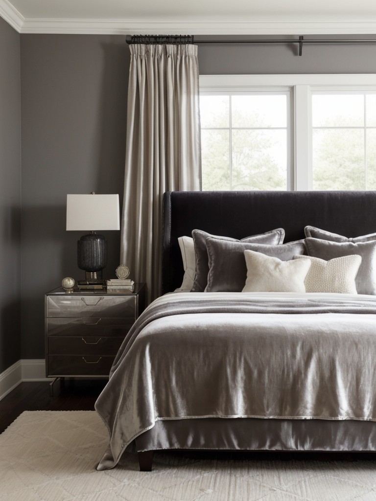 Sophisticated & Luxurious: Gray Bedroom Decor Ideas