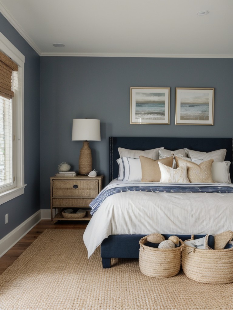 Coastal Chic: Create a Relaxing Bedroom Oasis with Nautical Decor.