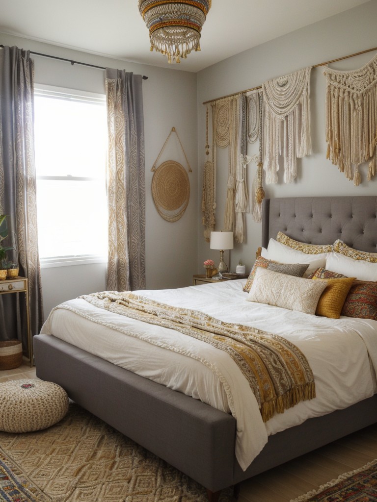 Boho Bliss: Create a Chic and Cozy Bedroom Oasis.