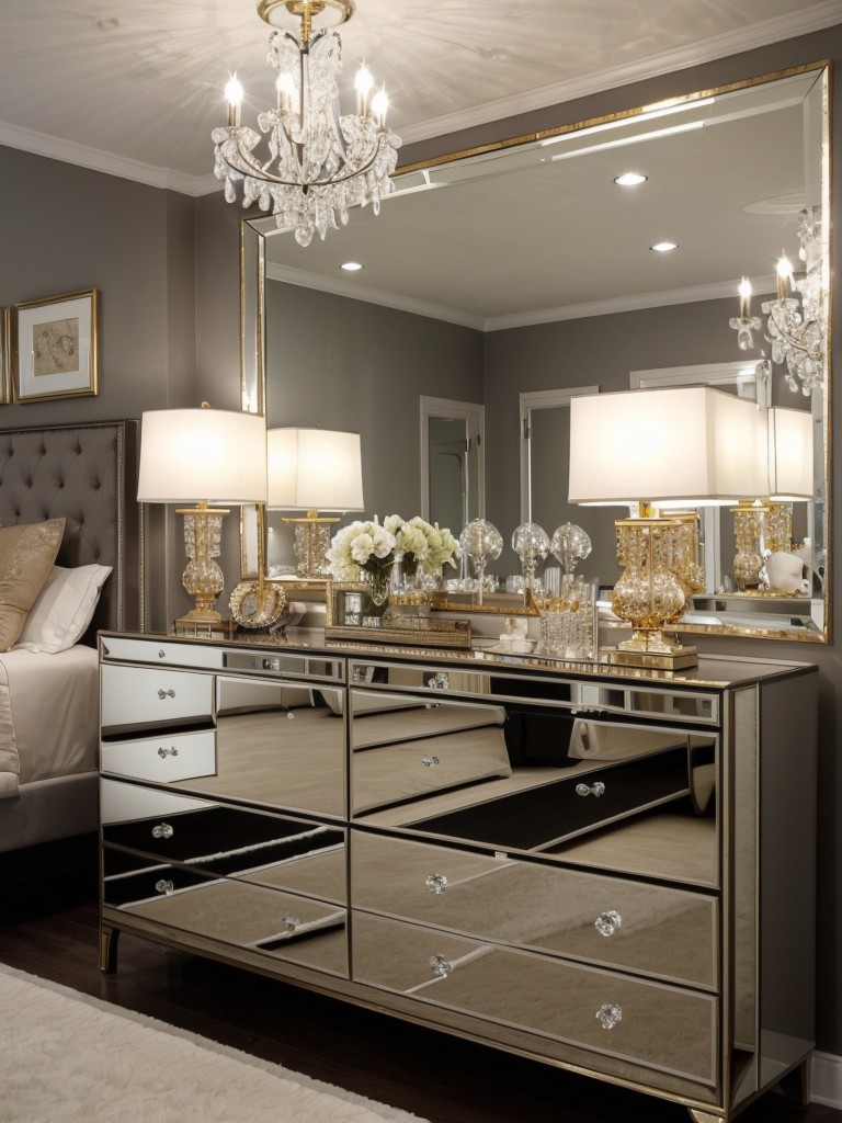 Glamorous Gray and Gold Bedroom: Luxe Decor Inspiration