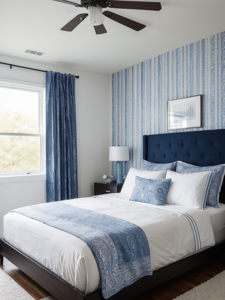 Create a Chic Blue & White Bedroom: Modern Decor Ideas