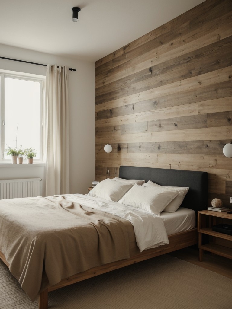 Cozy Scandinavian Apartment: Wood Accent Walls for a Stunning Look