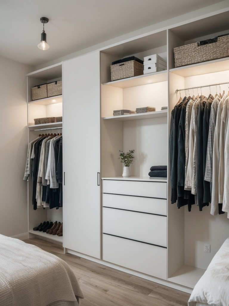 Effortless Scandinavian Bedroom with Smart Storage Solutions!