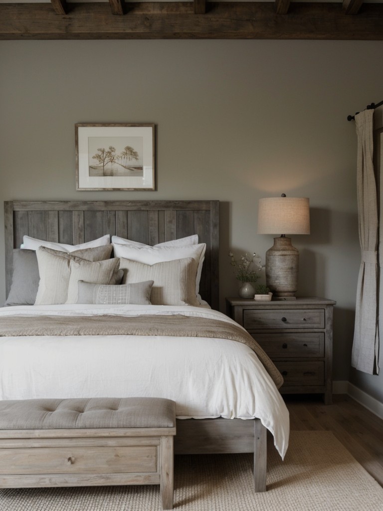 Country Apartment Vibes: Cozy Gray Bedroom Ideas