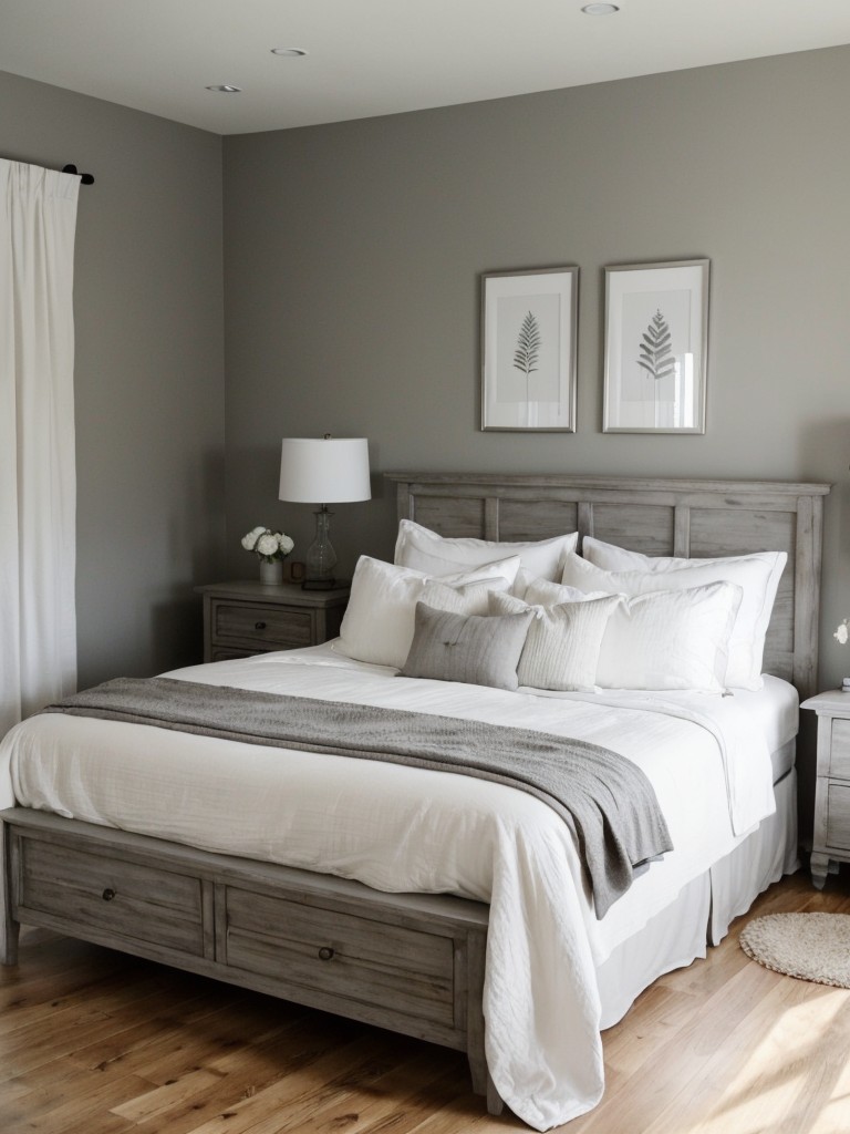 Serene & Sophisticated: Minimalist Gray Bedroom Ideas for Apartments