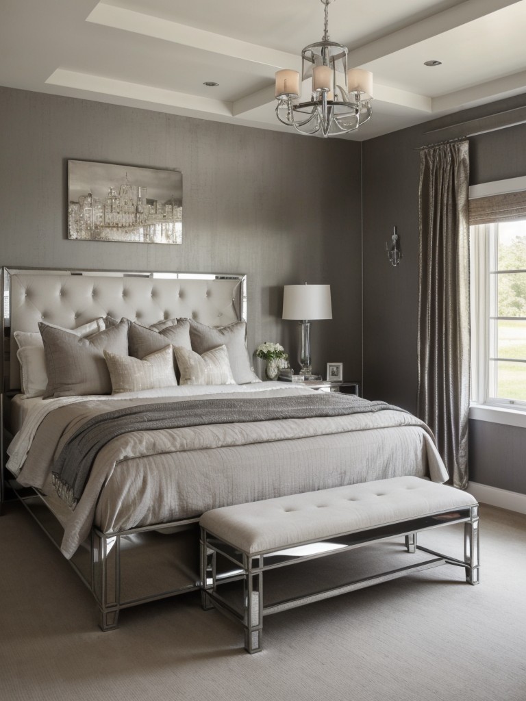 Sleek & Glam: Metallic Accents for Urban Bedrooms.