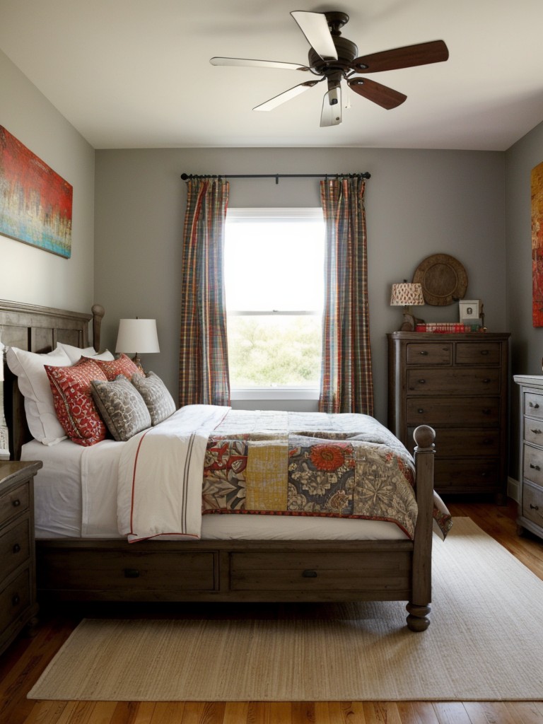 Artistic Vibes: Bold & Eclectic Gray Bedroom Ideas