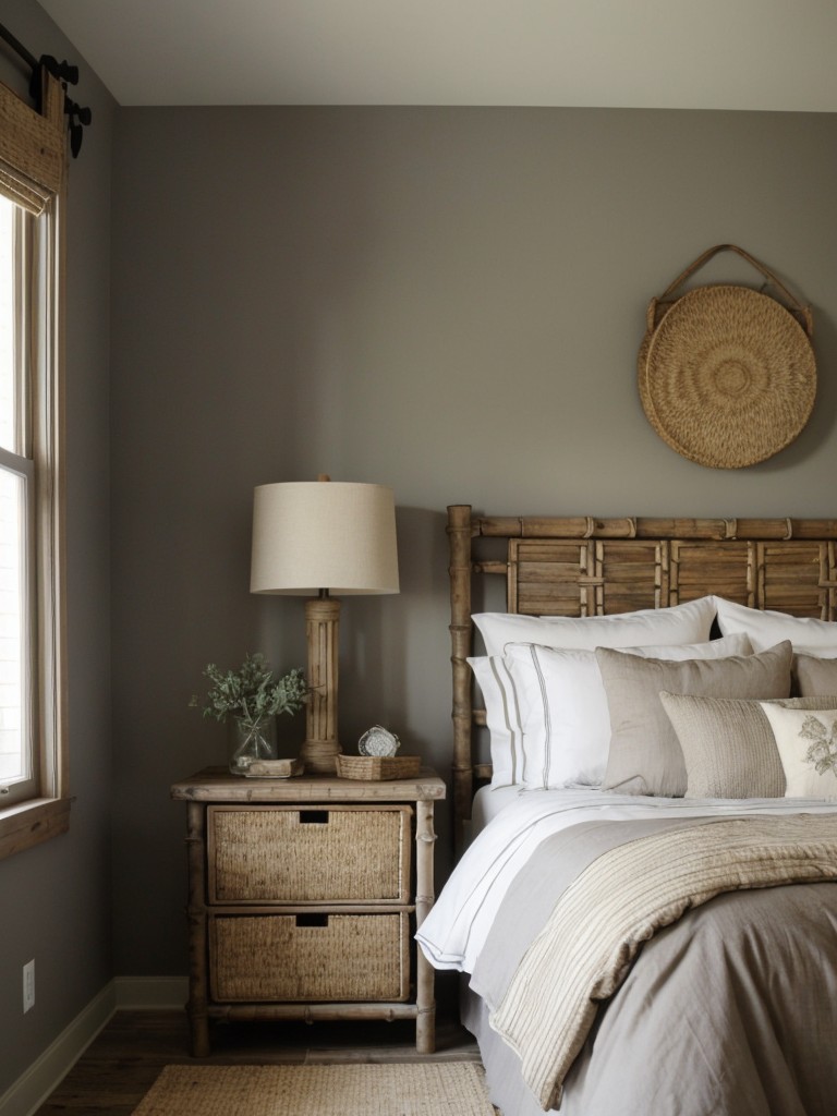 Organic Rustic: Transform Your Apartment Bedroom with Earthy Accents!