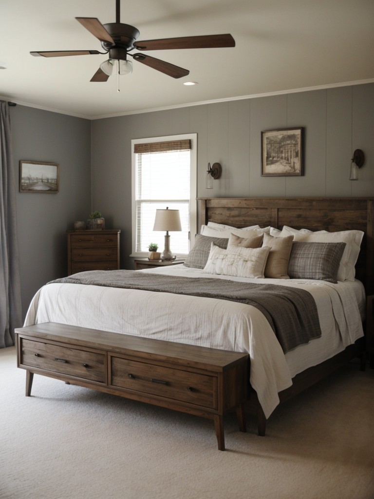 Cozy Apartment Inspiration: Rustic Gray Bedrooms