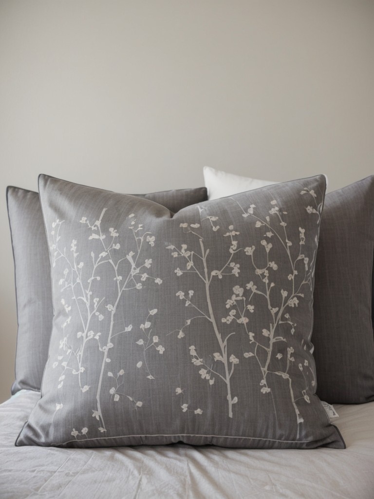 Whimsical Gray Bedroom Decor: Elevate Your Space with Playful Touches!