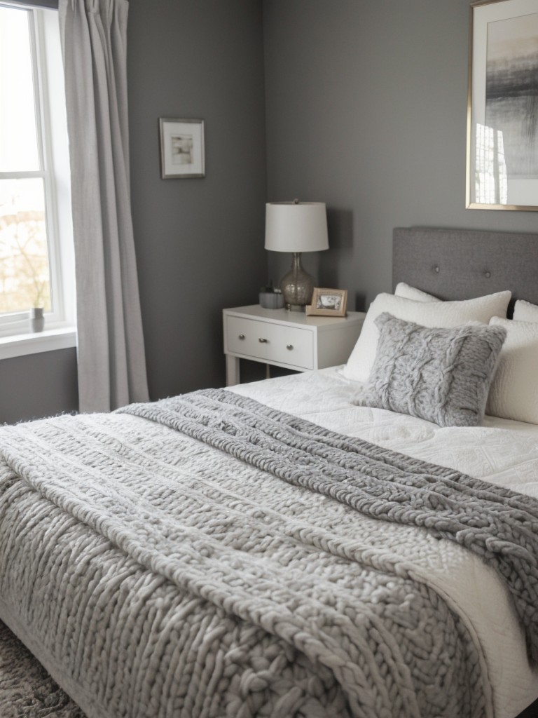 Cozy Gray Bedroom Decor: Elevate Your Space with Textiles!