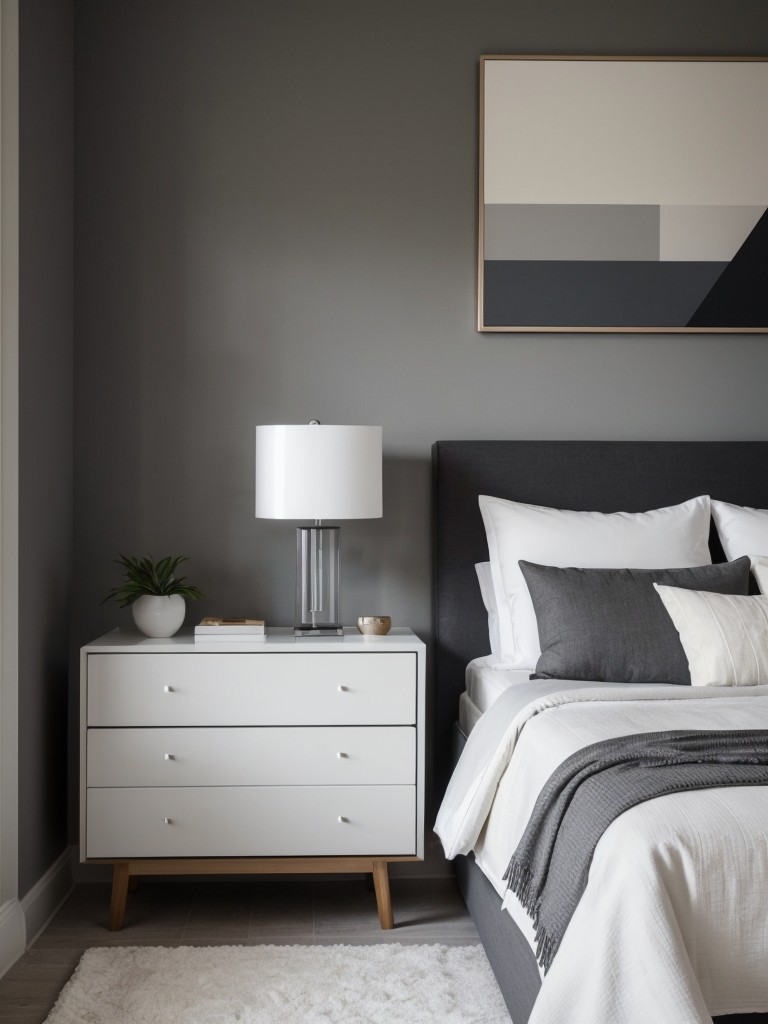 Minimalist Chic: Gray Bedroom Decor for Modern Apartments