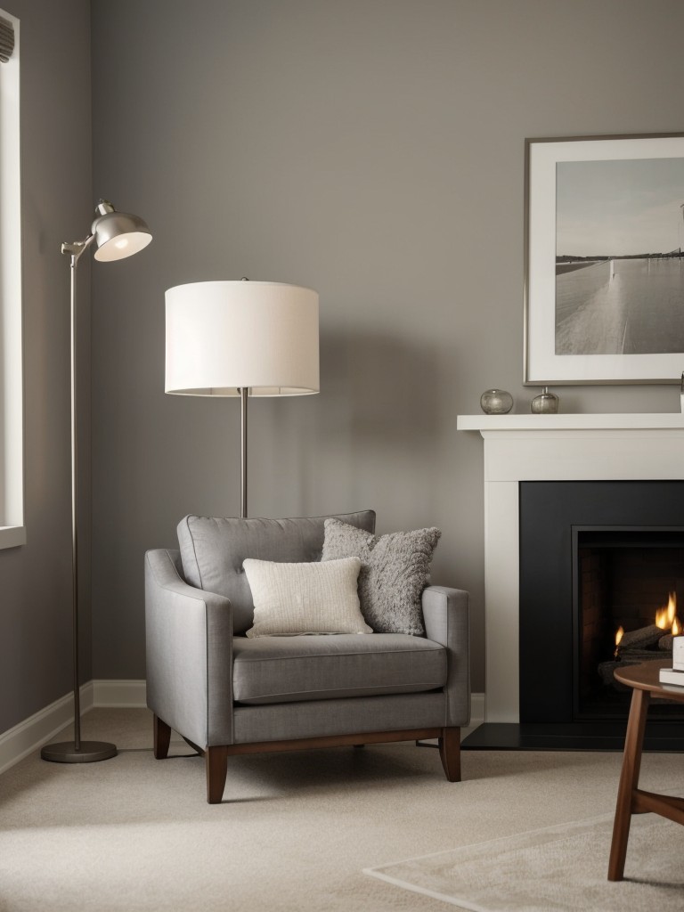 Stunning Gray Accent Wall Inspiration for Cozy Apartments