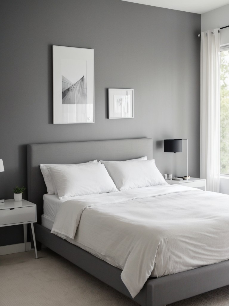 Gray Accent Wall: Elevate Your Apartment with Minimalist Chic