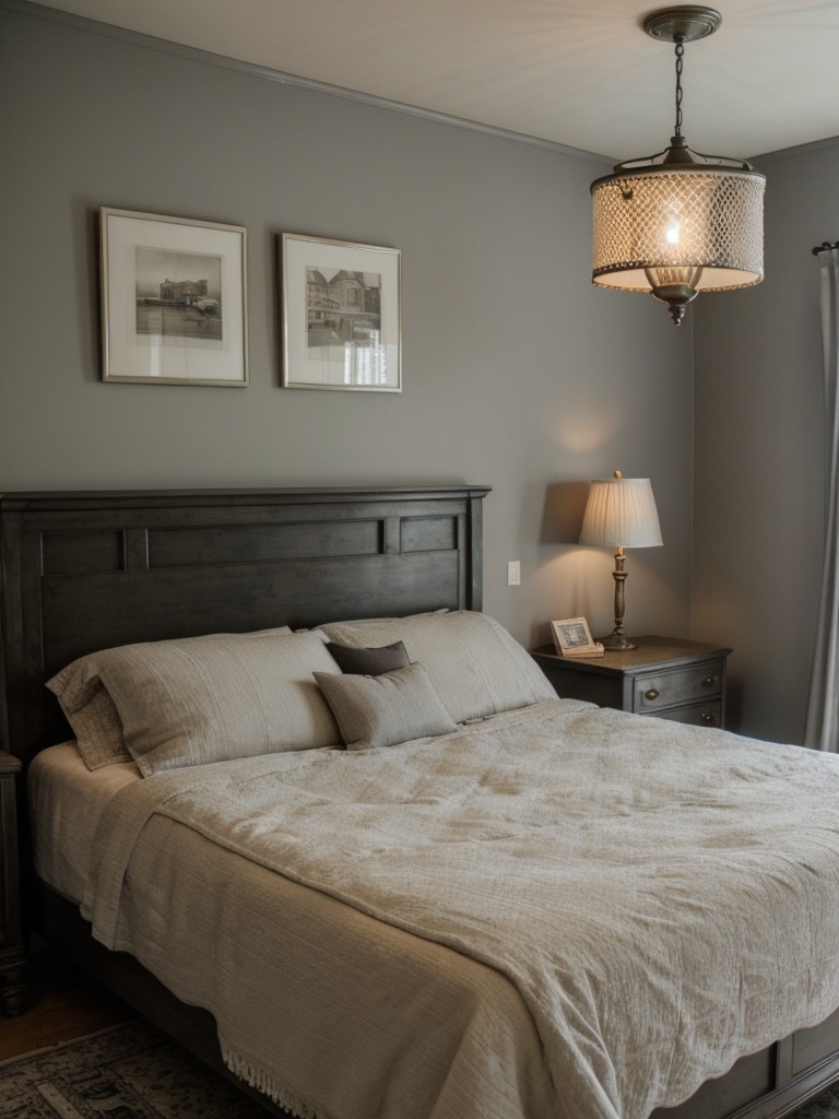 Vintage Vibes: Timeless Gray Bedroom Decor