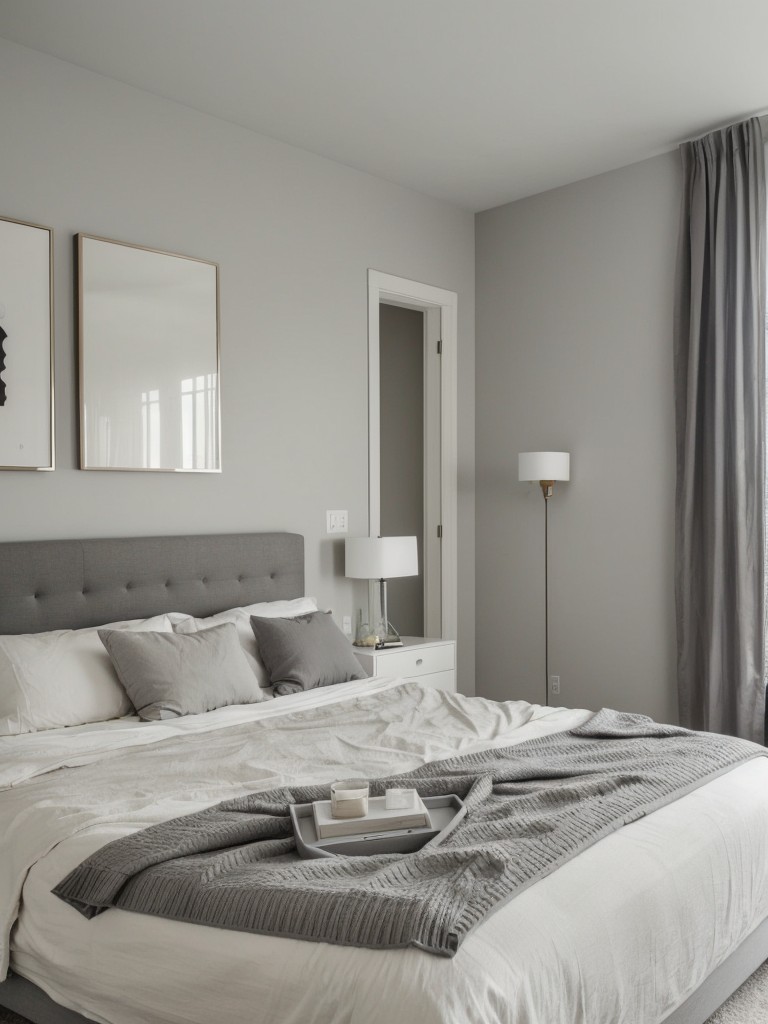 Timeless and Minimalist Gray Bedroom Decor