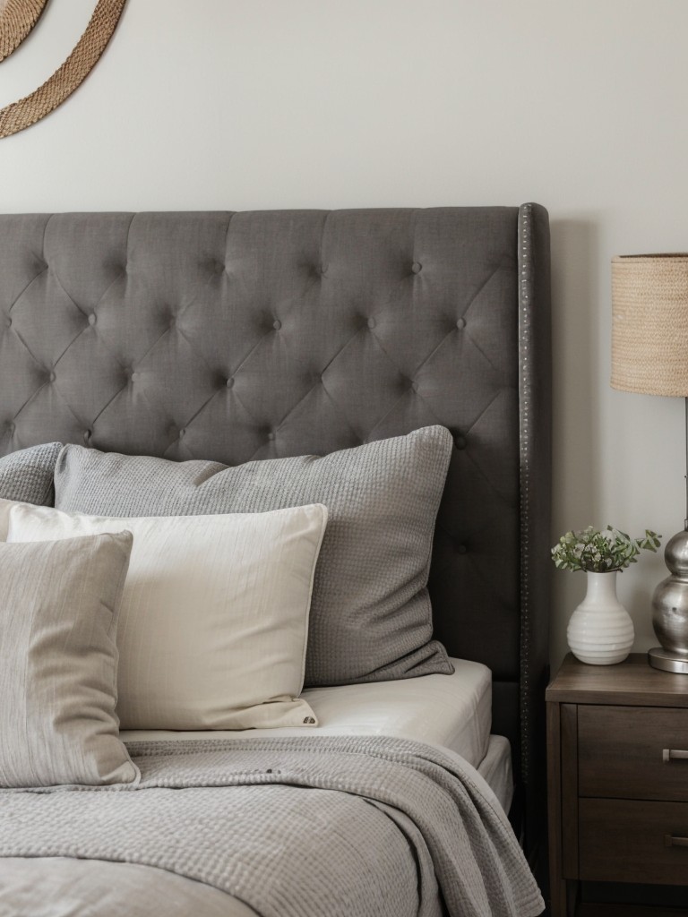 Chic Apartment Bedroom: Timeless Gray Decor