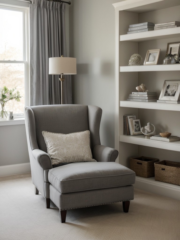 Cozy Gray Bedroom: Create Your Dreamy Reading Nook