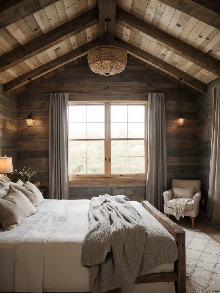 Rustic Retreat: Create a Dreamy Bedroom with Exposed Beams!