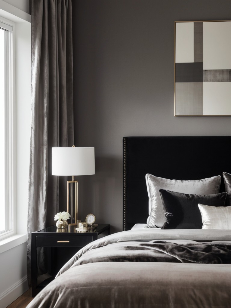 Stylish Apartment Vibes: Elevate Your Space with Velvet & Metallic Accents